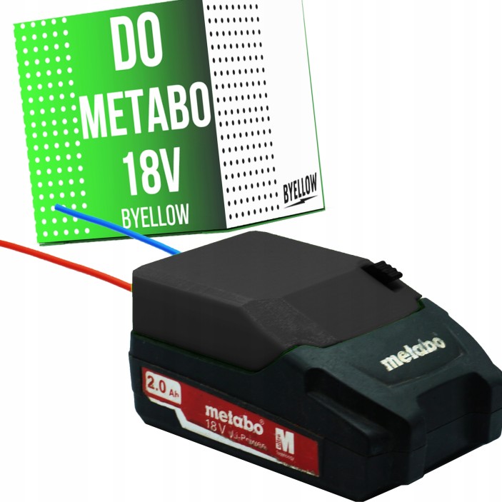 Adapter do baterii METABO 18V ZATRZASK