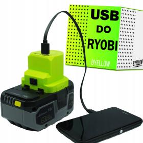 RYOBI ŁADOWARKA USB 5V Ryobi ONE+ ADAPTER POWERBANK