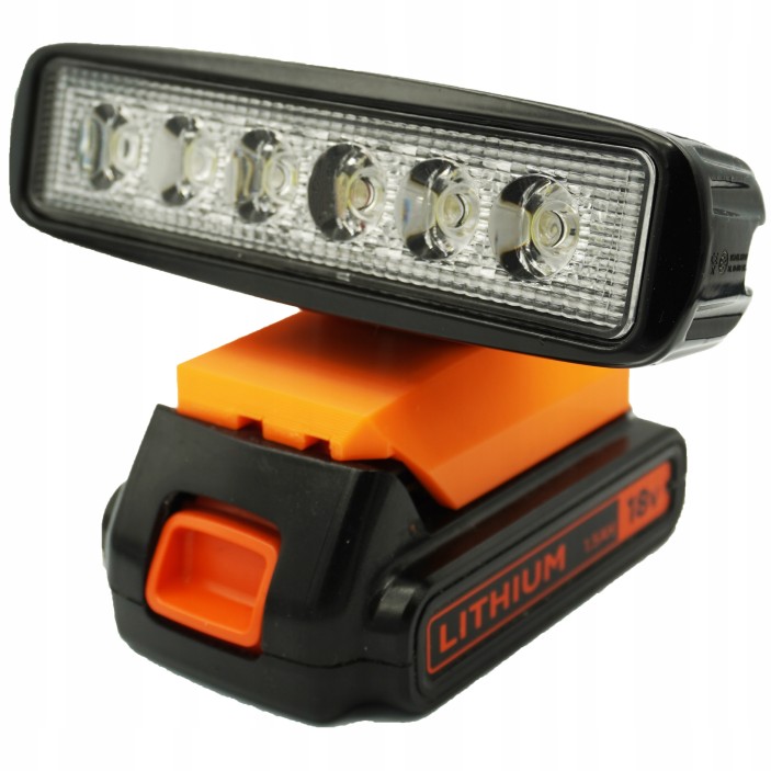 LAMPA ROBOCZA DO BLACK DECKER 18V LAMPKA 6LED