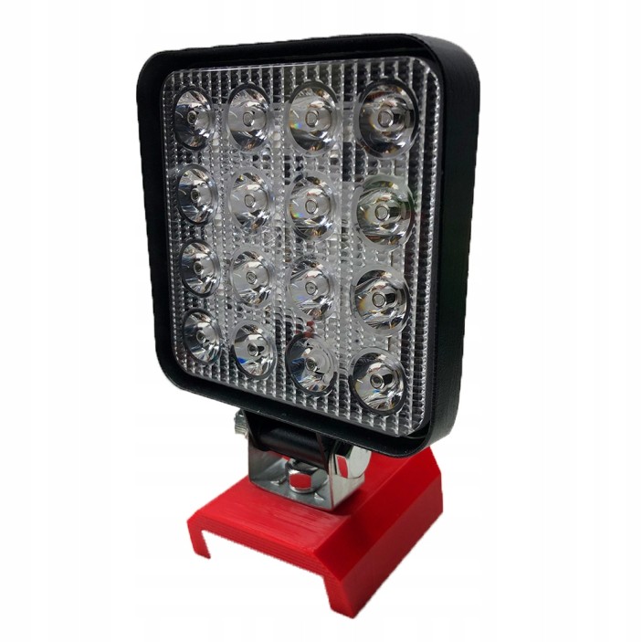 LAMPA robocza LED do MILWAUKEE M18 CZERWONA