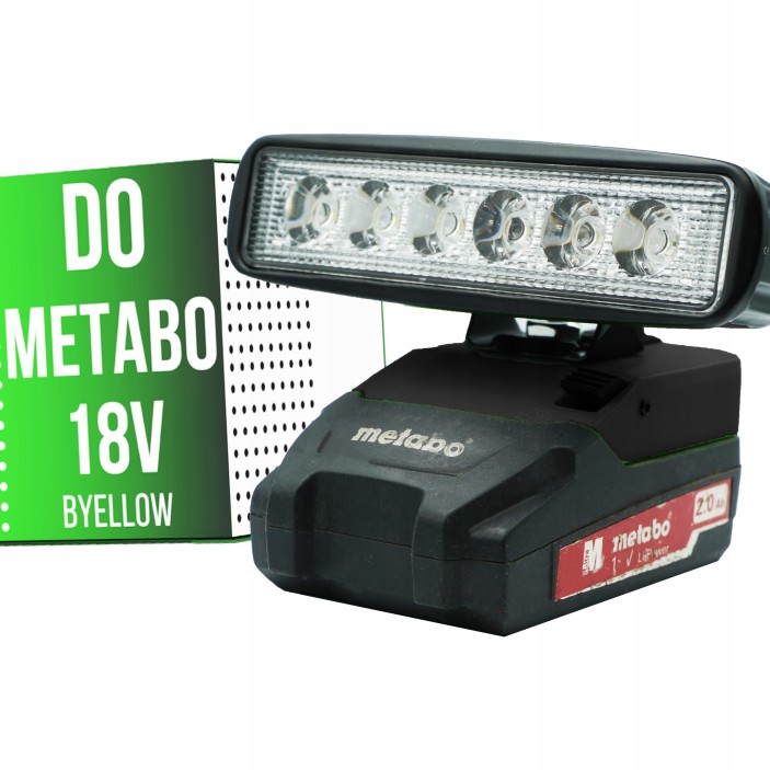 LAMPA ROBOCZA DO Metabo 18V latarka LAMPKA LED