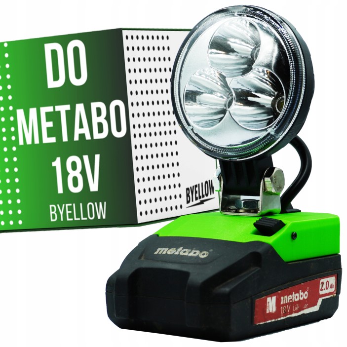 LAMPA ROBOCZA DO Metabo 18V latarka LAMPKA LED