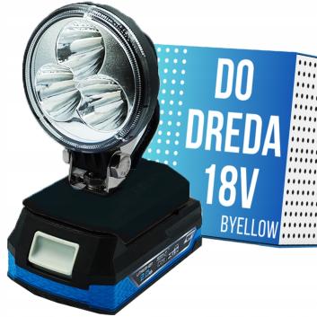 LAMPA ROBOCZA DO DEDRA SAS+ latarka LAMPKA LED 18V