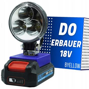 LAMPA ROBOCZA DO ERBAUER EXT latarka LAMPKA LED 18V