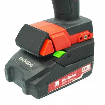 Adapter z baterii METABO 18 V do MILWAUKEE M18 18V