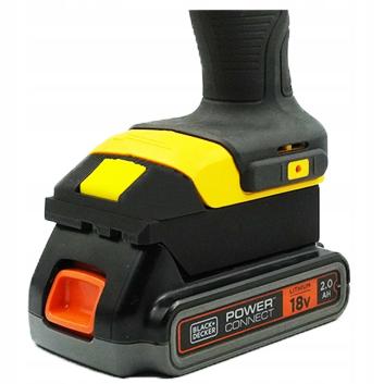 Adapter z baterii BLACK DECKER 18V do DEWALT XR 18V