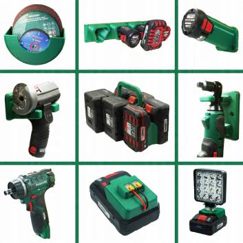 Uchwyt na grzechotkę akumulatorową Parkside X12V TEAM 12V