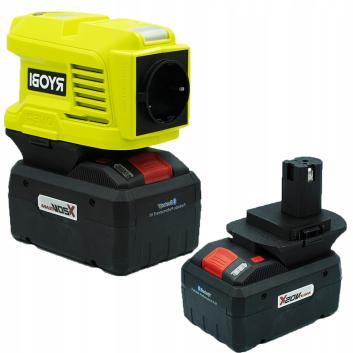 Adapter z baterii PARKSIDE X20V do RYOBI 18V