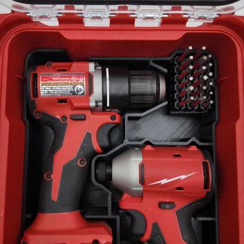 Wkładka Packout organizer do MIlwaukee M18 wkrętarka i zakrętarka (5)