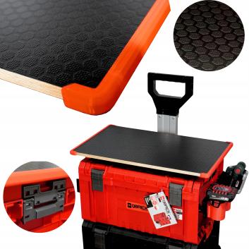 Wzmocniony blat BYellow do Qbrick Pro 30x50 cm wodoodporny z zaczepami (1)