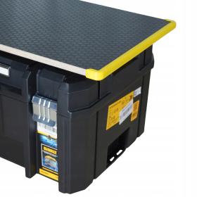 Obrazek 2 dla: Uchwyt blatu do skrzyń DEWALT TSTAK solidne zaczepy BYellow