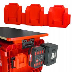 Obrazek dla: Uchwyt na akumulator PARKSIDE X20V 20V Team do skrzyni Qbrick akumulatory